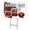 Signmission Kansas City Style Bbq Yard & Stake outdoor plastic coroplast window, C-1824-DS-Kansas City Style BBQ C-1824-DS-Kansas City Style BBQ - alternate 1